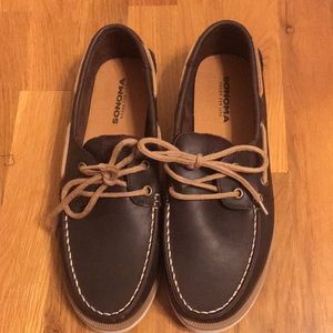 Sonoma Sn Cary Brown Boat shoes, Size 9.5